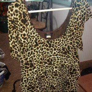 3X cheetah shirt